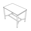 High table  CONF I LEG H W1400 D900  CS5040