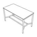 High table  CONF I LEG H LWM W1800 D900 CS5040