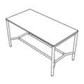 Table  CONF I LEG H LWM W2000 D1000 CS5040