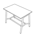 Table  CONF A LEG H LMW W1400 D900  CS5040