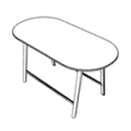 Conference table  H OV W2000 D1000 Levitate