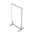 Trennwande  WALL S 1F W800 H1400 Sileo