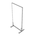 Trennwande  WALL S 1F W800 H1600 Sileo