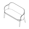 Visitor chair  FSW L722 Flos