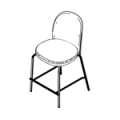 Bar stool  FS K HN Flos