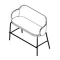 Visitor chair  FS LH Flos