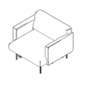 Sofa biurowa  FR 421 Fora