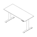 Desk with electrical height adjustment  SKYL2-600 Sky lite