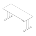 Desk with electrical height adjustment  SKYL3-600 Sky