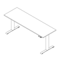 Desk with electrical height adjustment  SKYL4-600 Sky lite