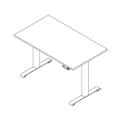 Desk with electrical height adjustment  SKYL1-700 Sky