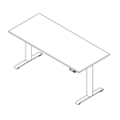 Desk with electrical height adjustment  SKYL3-700 Sky lite