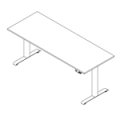 Desk with electrical height adjustment  SKYL4-700 Sky lite