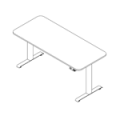 Desk  SKYL3-700R80 Sky