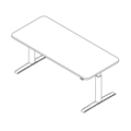 Desk with electrical height adjustment  SKY-4R80 Sky