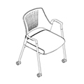 Krzesło dostawne  MO 260 2N Momo