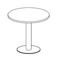 Conference table  ST010 P-Round