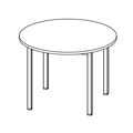 Conference table  ST02K P-Round