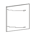 Addictional element for storage Front EBW 090-7 Pluris