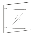 Addictional element for storage Front EBW 090-9 Pluris