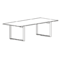 Conference table  ERS 135-1 Pluris