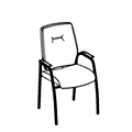 Krzesło dostawne Atria AR 220 Krzesła konferencyjne