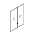 Ergänzungselemente Drzwi szklane AS300 Basic