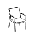 Visitor chair Vector VT 22G Vector