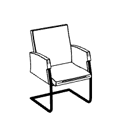 Visitor chair Vector VT 530 Vector