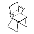 Visitor chair Orte OT 270 3N Orte