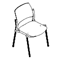 Krzesło dostawne Kyos KY 215 1M Kyos