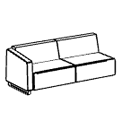 Sofa biurowa  VV 413 R Voo Voo