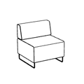 Sofa biurowa Quadra QD PO690 Quadra