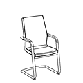 Visitor chair Active Active 21V  Crystal