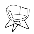 Krzesło dostawne Sorriso Sorriso 10V Bazalto