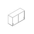 Schrank Nadstawka - drzwi przesuwne A1P06 OGI A