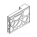 Lada recepcyjna  LOG01L Organic