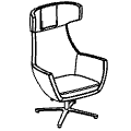 Revolving chair  UM 4V3 UMM