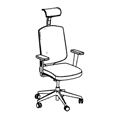 Revolving chair  SAVA Ogi Drive