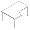 Desk Lewe CD N22 Duo-C