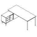 Desk Lewe CDM 04 L Duo-C