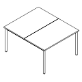 Coworkers Desk  CD BE1401 Duo-C