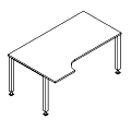 Schreibtisch  UDP N15 Duo-U