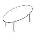 Conference table  UD SKE01 Duo-U