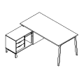 Desk  ADM 03L Duo-A