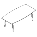 Conference table  AD SKB01 Duo-A