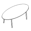Conference table  AD SKE01 Duo-A