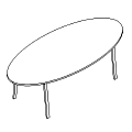 Conference table  AD SKE02 Duo-A