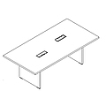 Conference table MEDIAPORT S91E [2szt] 2 x 230V, 2 x RJ45 MIT11M Mito