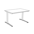 Schreibtisch  LD P01 Duo-L